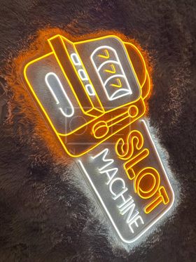 Slot machine+ Kristof's entertaiment | LED Neon Sign