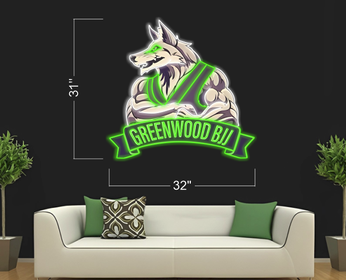 Greenwood BJJ | LED Neon Sign