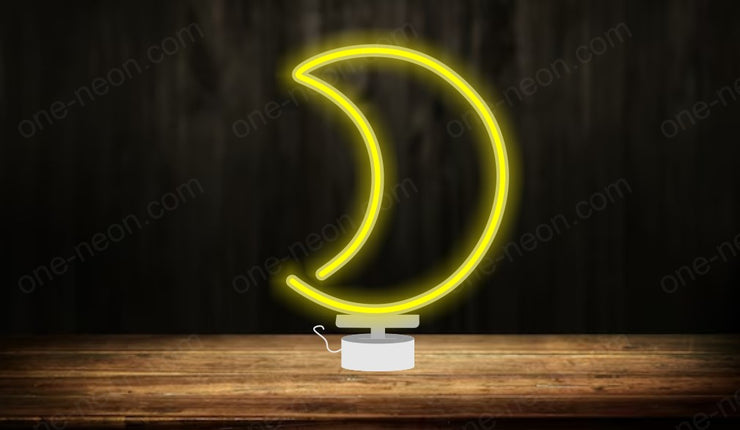 Moon - Tabletop LED Neon Sign