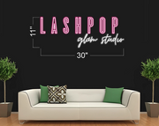 LASHPOP Glam Studio | LED Neon Sign