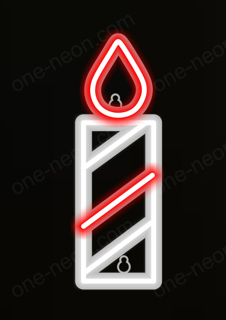 Candle - Tabletop LED Neon Sign