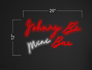 Johnny B's mini bar | LED Neon Sign