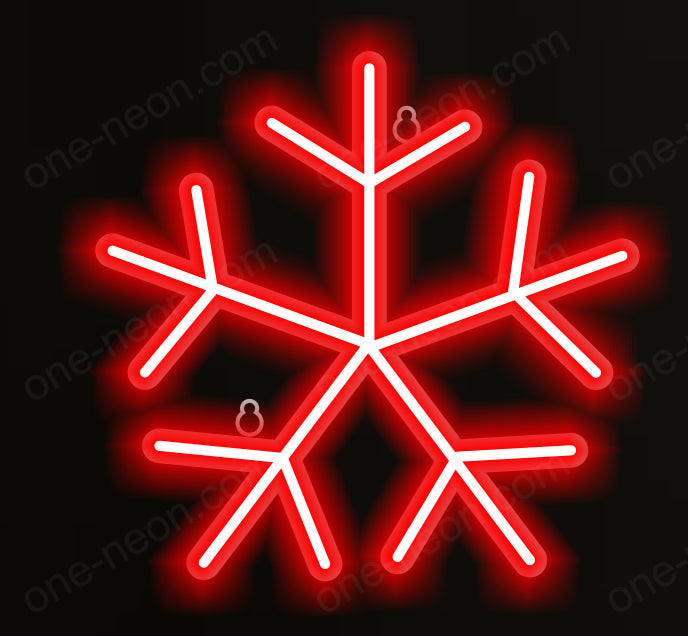 Snow Flake - Tabletop LED Neon Sign