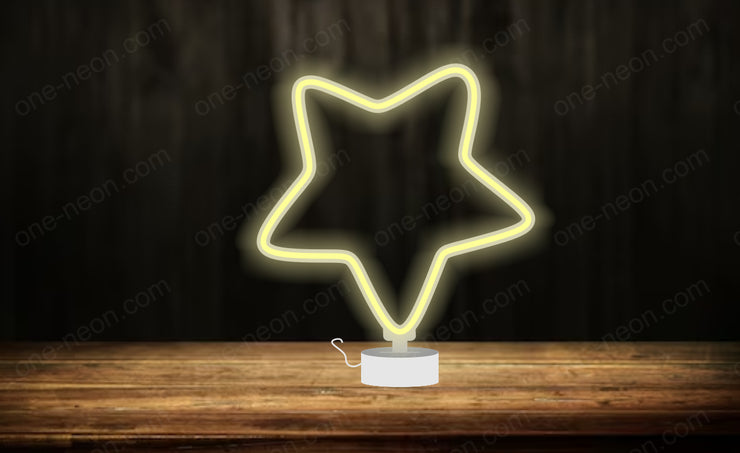 Star - Tabletop LED Neon Sign