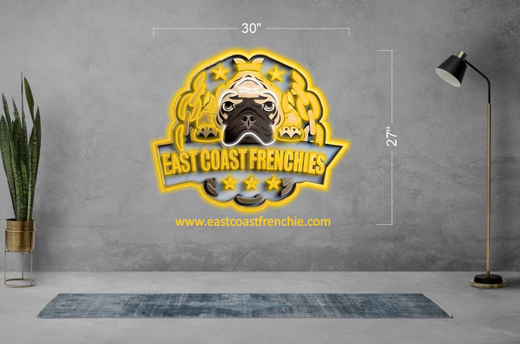 EAST COAST FRENCHIES | LED Neon Sign