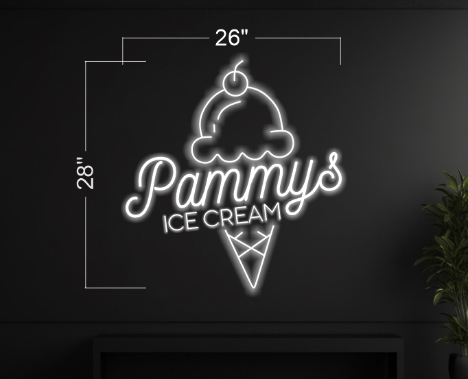 Pammy Ice Cream| LED Neon Sign