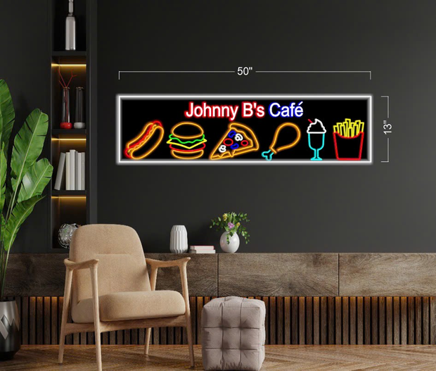 JOHNNY B'S CAFE | LED Neon Sign