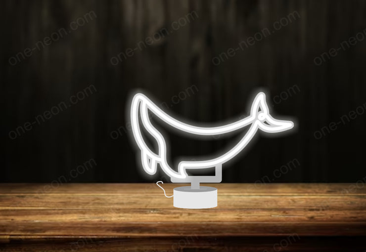 Whale - Tabletop LED Neon Sign