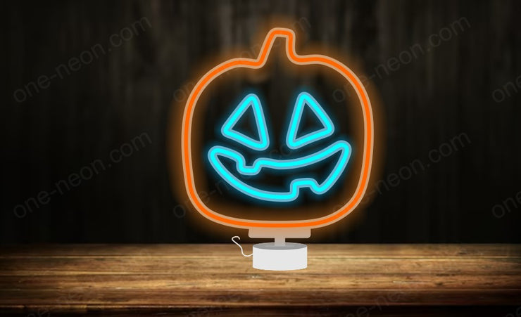 Pumpkin Halloween - Tabletop LED Neon Sign