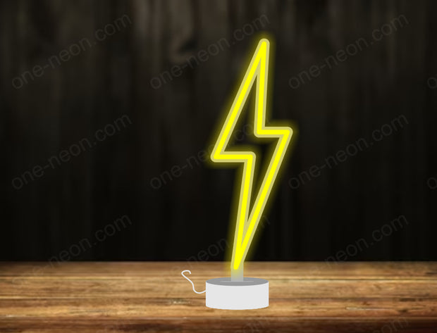 Lightning bolt - Tabletop LED Neon Sign