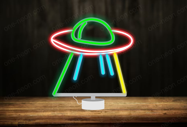 UFO - Tabletop LED Neon Sign