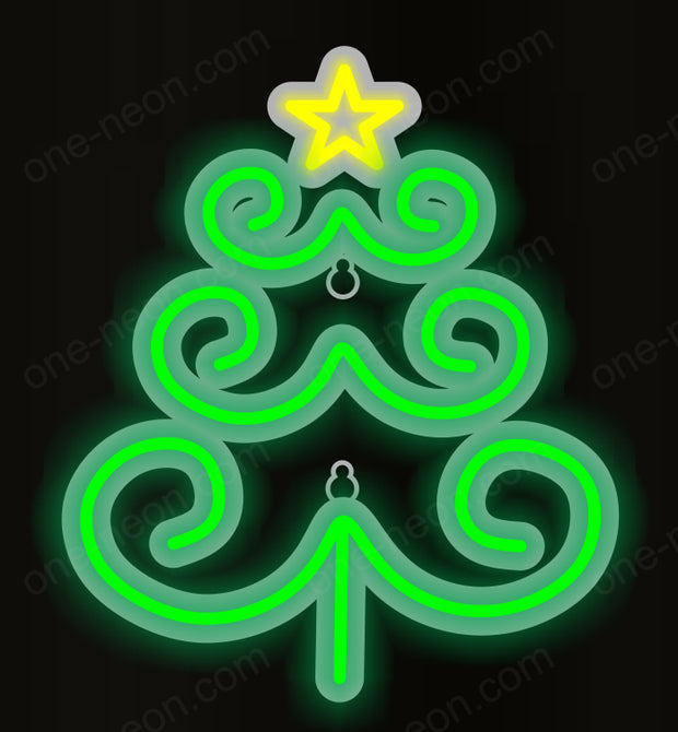 Christmas Tree - Tabletop LED Neon Sign