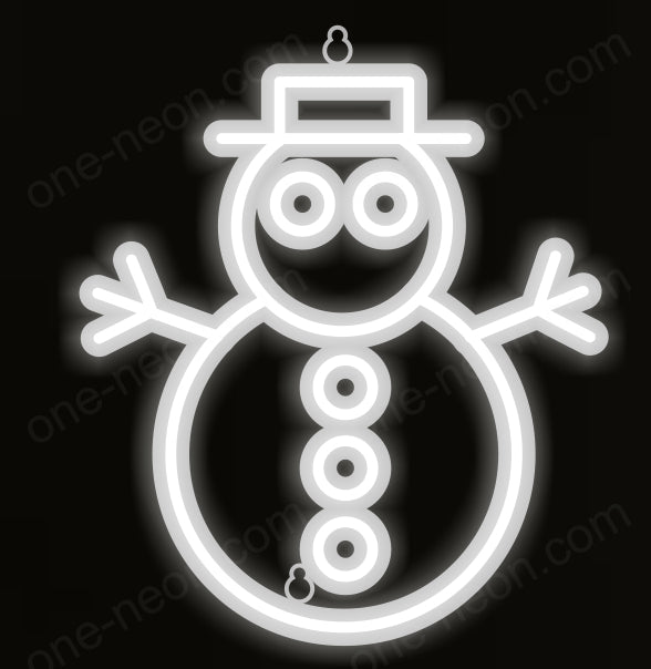 Snowman - Tabletop LED Neon Sign
