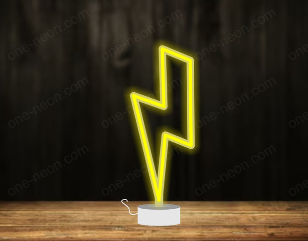 Lightning bolt - Tabletop LED Neon Sign