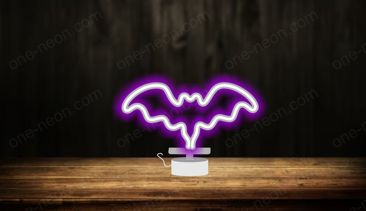 Bat Halloween - Tabletop LED Neon Sign
