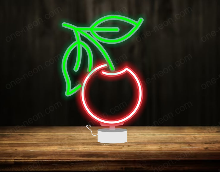 Cherry - Tabletop LED Neon Sign