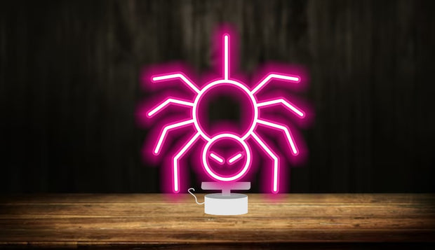 Halloween Spider - Tabletop LED Neon Sign