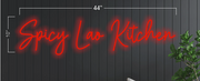 Spicy Lao Kitchen (3 sets) | LED Neon Sign