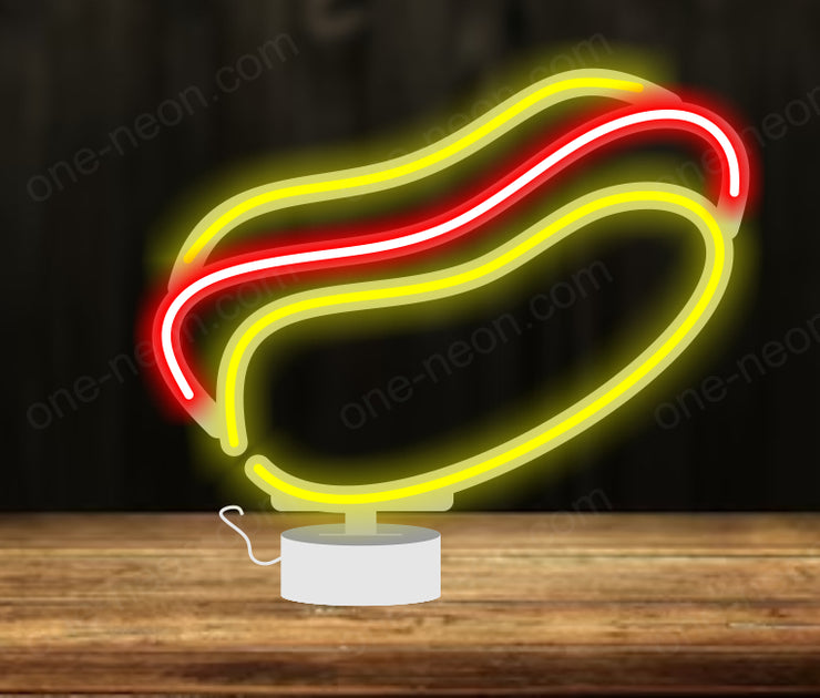 Hot Dog - Tabletop LED Neon Sign