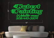 Hubert Painting | LED Neon Sign