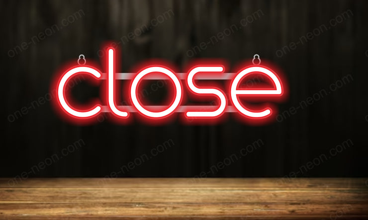 Close - Tabletop LED Neon Sign