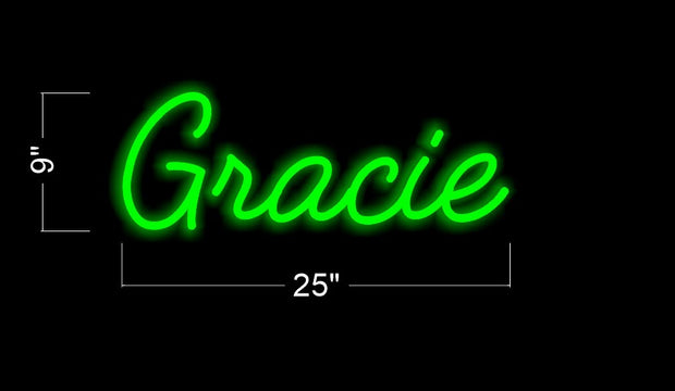 Gracie | LED Neon Sign