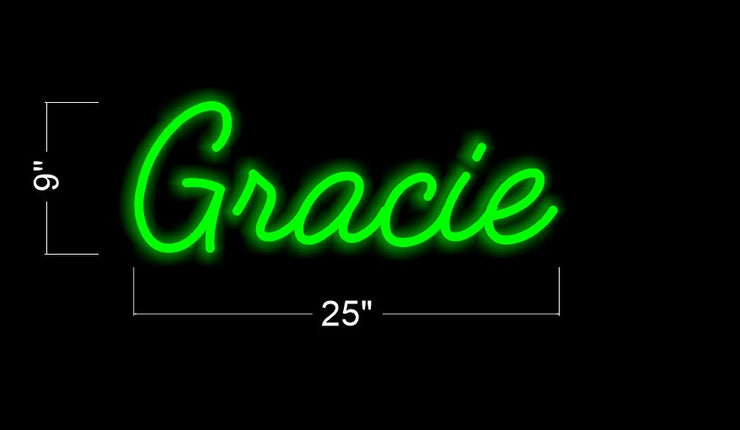 Gracie | LED Neon Sign