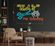 K.J’s Pet Grooming | LED Neon Sign