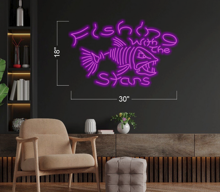 FISHING WITH THE STARS | LED Neon Sign