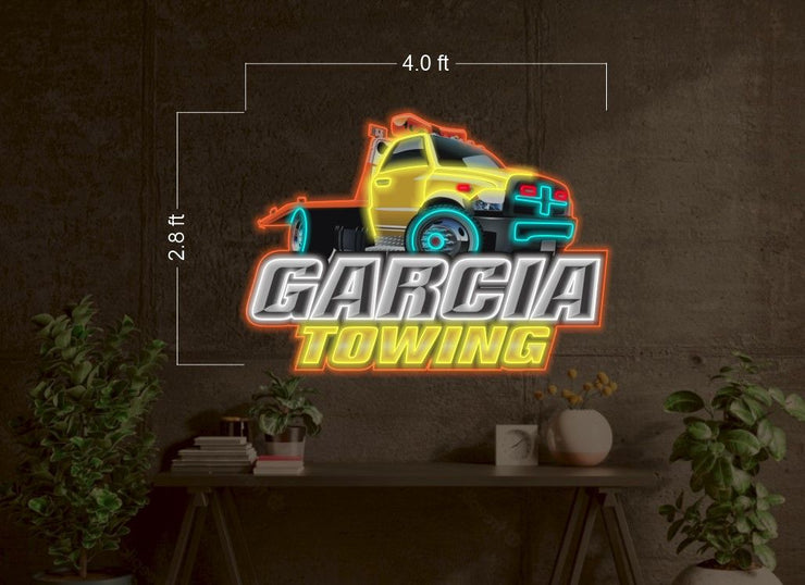 GARCIA TOWING | LED Neon Sign