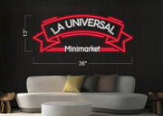 La Uninersal Minimarket | LED Neon Sign