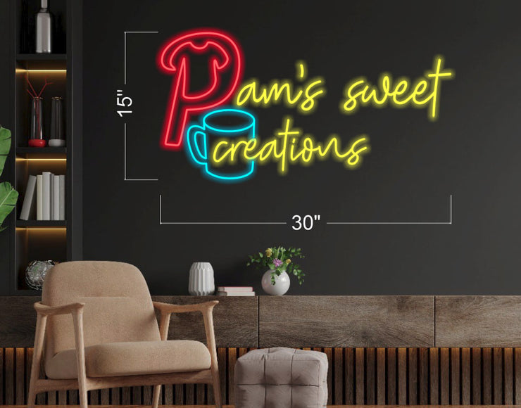 Pam's Sweet Creation | LED Neon Sign