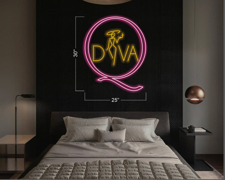 Q Diva | LED Neon Sign