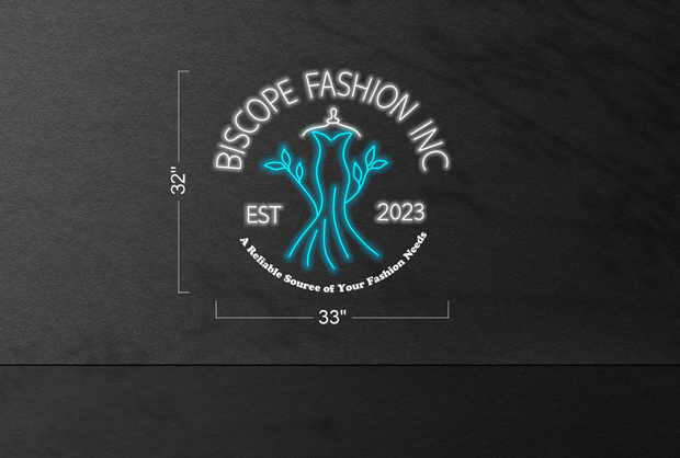 BISCOPE FASHION INC LOGO | LED Neon Sign