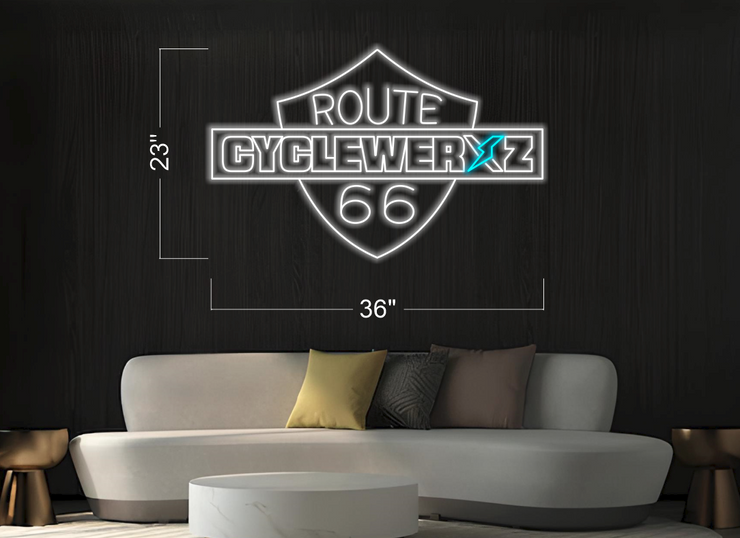 ROUTE CYCLEWERXZ | LED Neon Sign