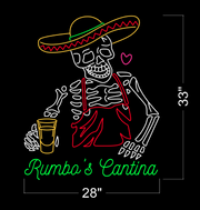 RUMBO'S CANTINA | LED Neon Sign