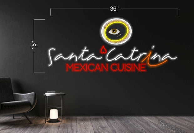 Santa Catrina Mexican Cuisine | LED Neon Sign