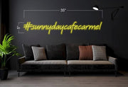 #sunnydaycafecamel | LED Neon Sign