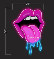 Savage | LED Neon Sign