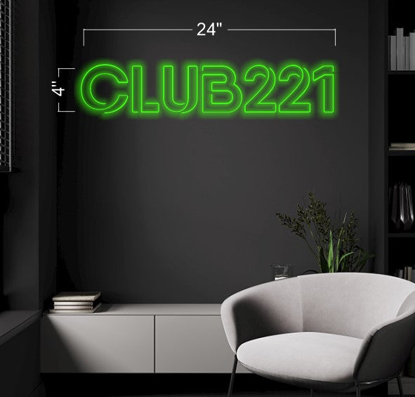 CLUB221 | LED Neon Sign