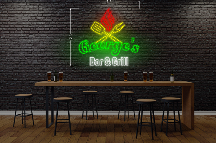George's | LED Neon Sign