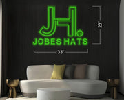 Hat+ Jobes hats | LED Neon Sign
