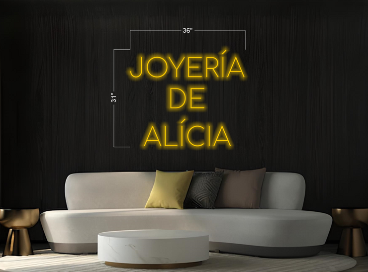 Joyería De Alicia | LED Neon Sign