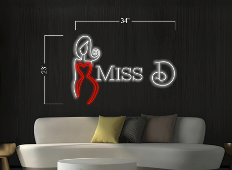 Miss D | LED Neon Sign