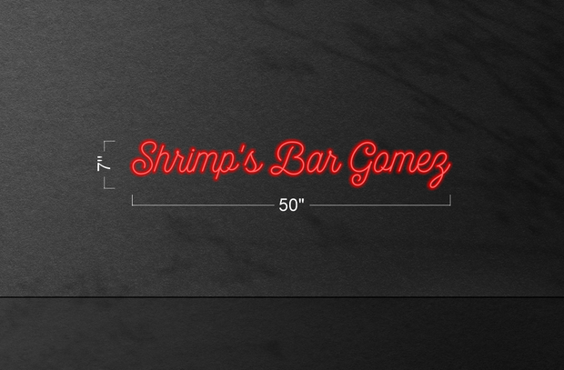 Shrimp's Bar Gomez | LED Neon Sign