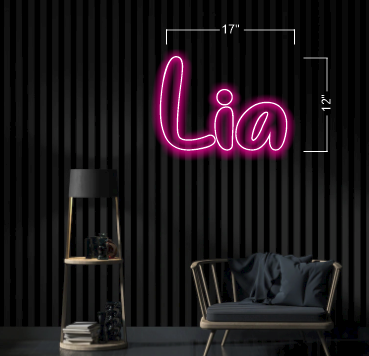 Lia | LED Neon Sign