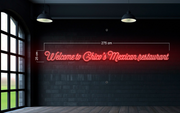 Welcome to Chico’s Mexican restaurant | LED Neon Sign