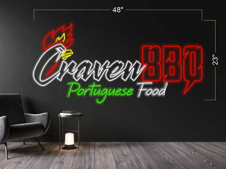 Craven BBQ | LED Neon Sign