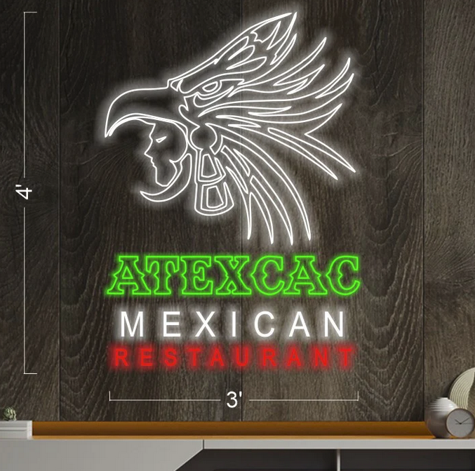 Atexcas Mexican Restaurant | LED Neon Sign