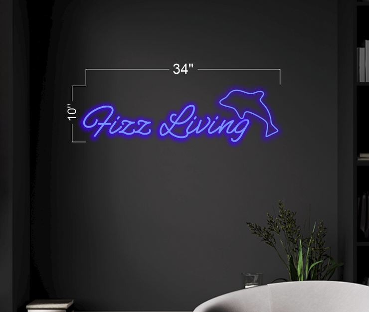 Fizz living (up side) | LED Neon Sign